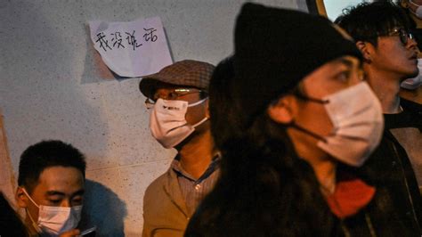 Why Protesters In China Are Using Blank Sheets Of White Paper The New York Times