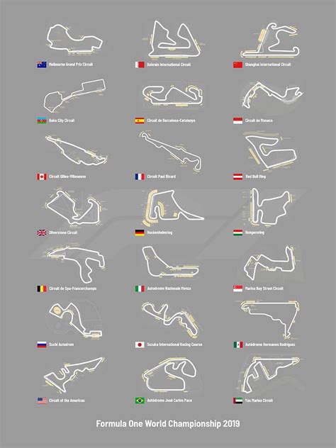 F1 Digital Art F1 Circuits Grey By Afterdarkness Formula Racing