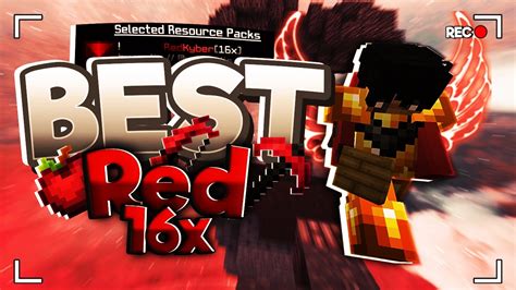 Best Red Minecraft Pvp Texture Pack 1710189116 16x Fps Boost