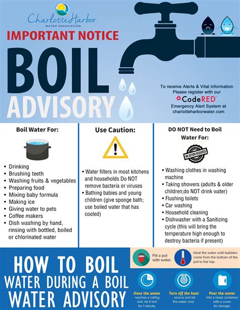 What To Do During A Boil Water Advisory Charlotte Harbor Water Association