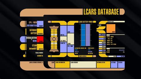 Star Trek Desktop Lcars For Windows Star Trek Bridge Star Trek