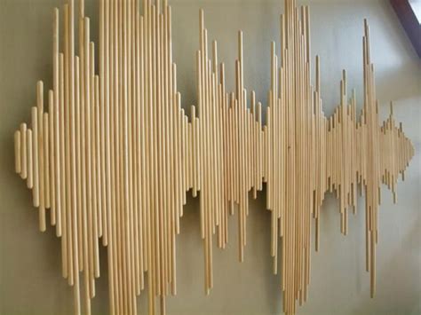 This is such a cool idea! DIY Wooden Stick Wall Decoration - Soundwave - ModiDen ...