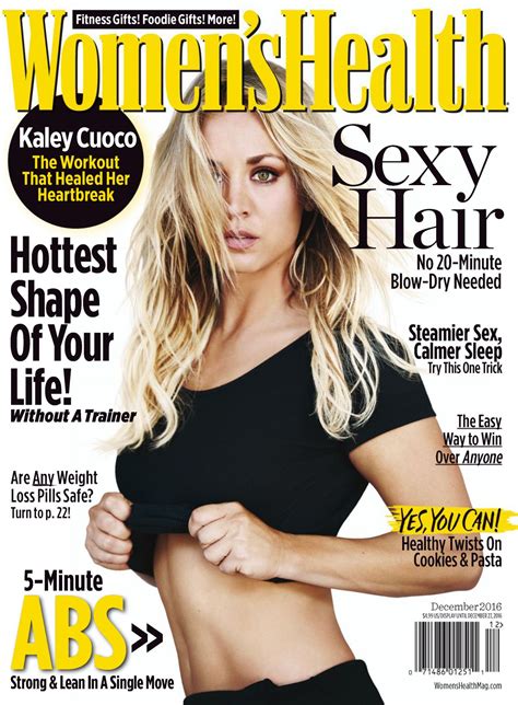 Kaley Cuoco Womens Health Magazine December 2016 Issue • Celebmafia