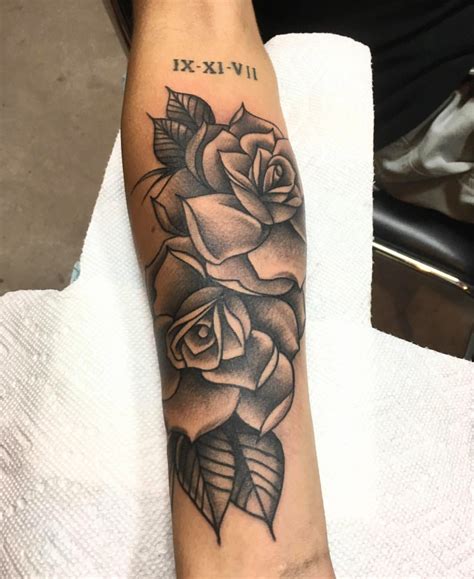 Traditional Roses Tattoo Traditional Rose Tattoos Forearm Tattoo Women Forarm Tattoos