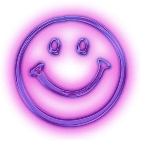 Purple Smiley Face Purple Smiley Face Neon Purple Purple Love