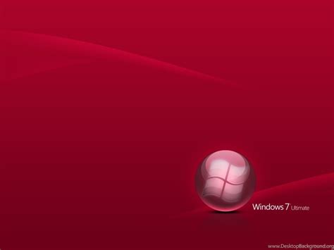 Windows 7 Red Wallpapers Wallpapers Hd Hi5 Desktop Background