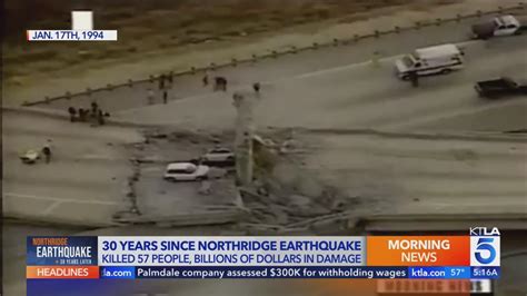 Deadly Northridge Earthquake Remembered 30 Years Later