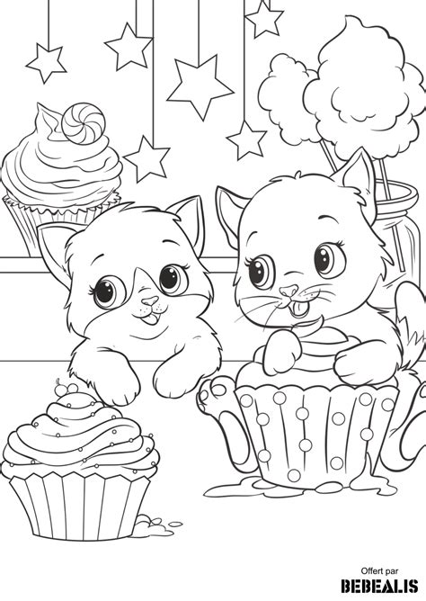 Coloriages Gratuits Pour Enfant Les Chats