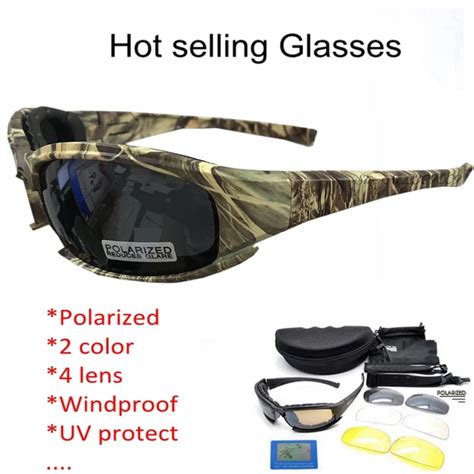 Army Goggles Sunglasses Men Military Sun Glasses Male 4 Lens Kit For Men S War Game Tactical