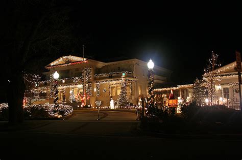 Christmas Mansion Great Image Wallpaper Pc 14069