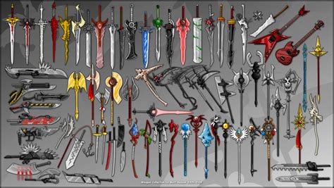Weapon Collection By Matt Likes Swords On Newgrounds