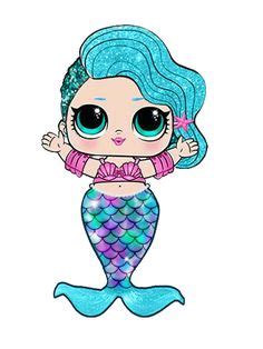 Qual será sua mais nova amiga? Mermaid LOL Surprise Doll Coloring Pages Merbaby printable ...