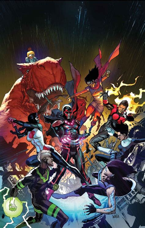 Inhumans Vs X Men 3 By Leinil Yu Colours By Daniel Curiel Comics