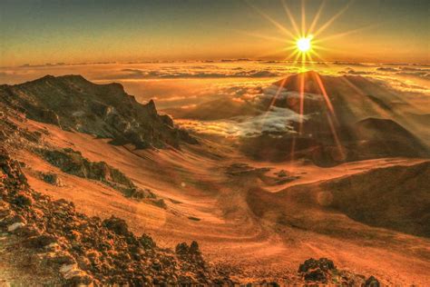 Haleakala National Park Maui Soaring Above The Clouds In The