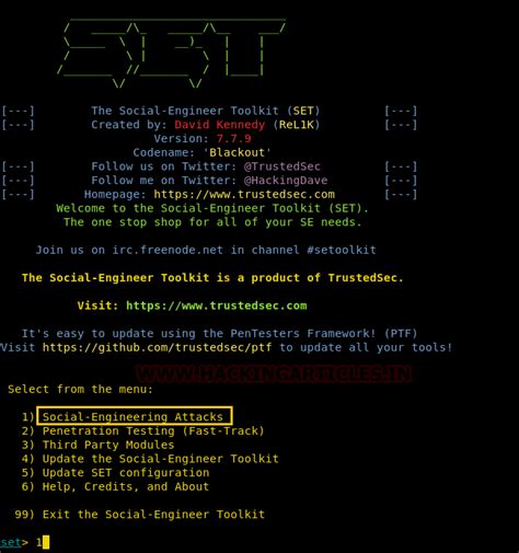 Hack Remote Pc Using Hta Attack In Set Toolkit Hacking Articles