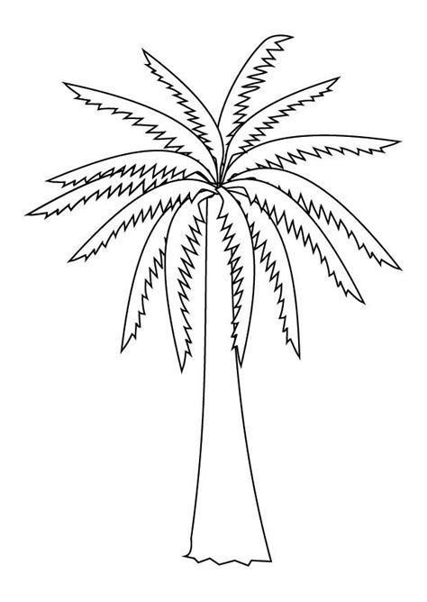 Palm Branch Coloring Page - Coloring Home