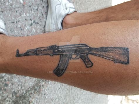 Kalashnikov Ak 47 Tattoo By Dicipulo01 On Deviantart