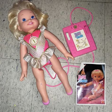 Vintage 1994 Mattel Jennie Gymnast Remote Control Doll Woriginal Box