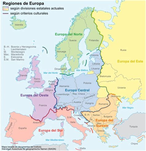Mapa De Europa Occidental Con Nombres Imagui