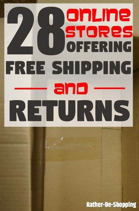 28 Online Retailers That Offer Free Shipping And Returns Best Money