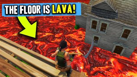 The Floor Is Lava Fortnite Battle Royale Youtube
