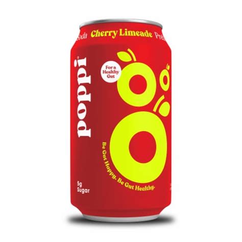 Poppi Cherry Limeade Prebiotic Soda Can 12 Fl Oz Frys Food Stores