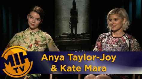 Anya Taylor Joy Kate Mara Uncensored Interview Morgan Youtube