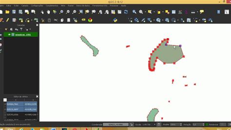 QGIS Editar shapefile adicionar remover e mover nós YouTube