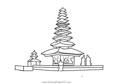 Bali Coloring Page For Kids Free Indonesia Printable Coloring Pages