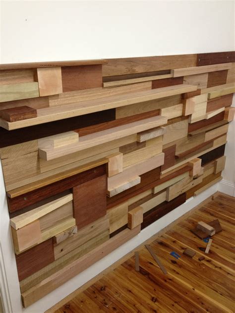Build A Stack Wood Wall From Off Cuts And Left Over Timbers