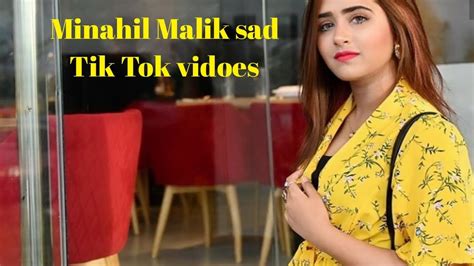 Minahil Malik Sad Tik Tok Video🥀💔💔 Youtube