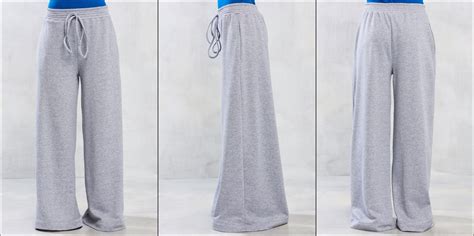 Women Extra Wide Leg Kimono Tricot Extra Long Track Pants Sweatpant Jo