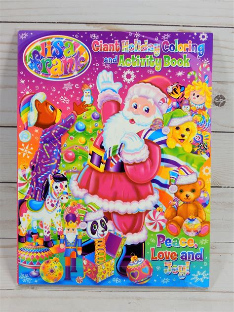 Lisa Frank Peace Love Joy Coloring Activity Book