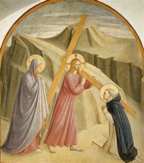28 Christ Carrying The Cross — Fra Angelico