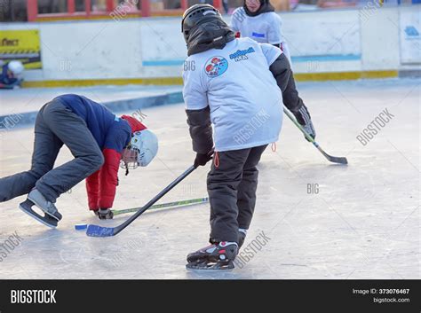 Children Hockey Sticks Image And Photo Free Trial Bigstock