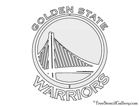 You can print or color them online at 640x853 golden state warriors logo nba sport coloring pages printable. NBA Golden State Warriors Logo Stencil | Free Stencil Gallery