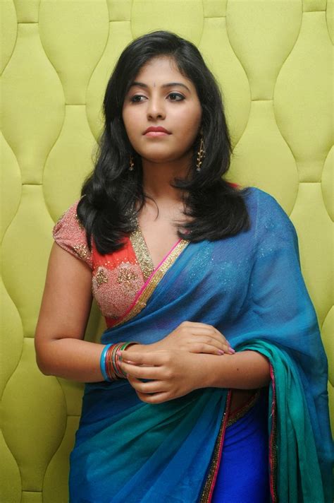 However, its handloom make gives it a unique texture and look. Anjali Latest Hot Photos in Saree at Masala Audio Launch ...