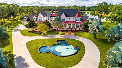 Disney Lovers Florida House With Two Mickey Mouse Shaped Pools Hits