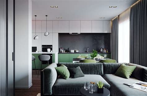 4 Green Decor Schemes That Help You Feel Closer To Nature | Grey dining