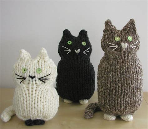 Cats Knitting Pattern Etsy España Stricken Und Häkeln Stricken