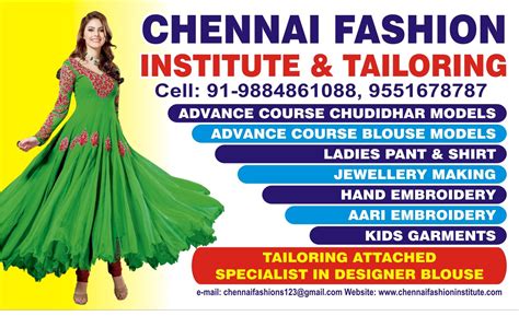 Technical Courses Fashion Designing Courses In Chennaitailoring