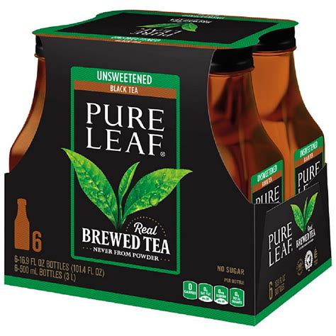 Pure Leaf Unsweetened Tea 169 Oz Bottles Shop Tea At H E B