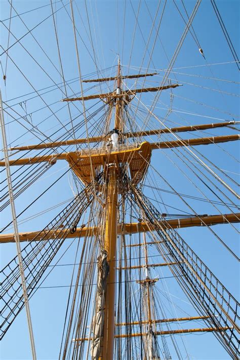 Mast Sailing Ship Stock Image Image 21116591