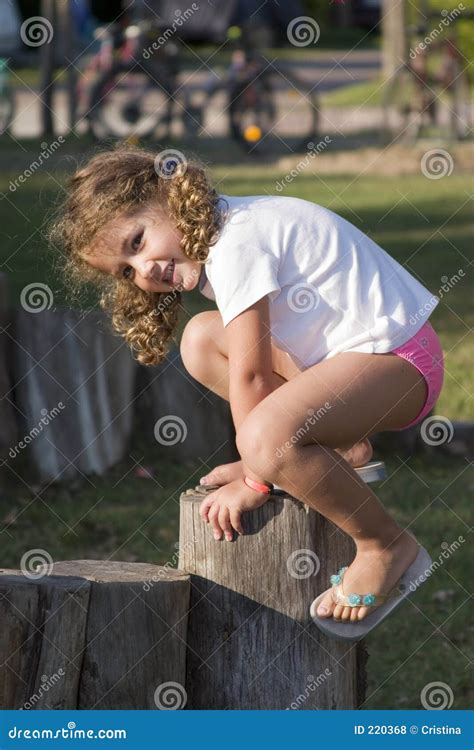 At The Playground Stock Photo Image Of Look Lovely Face