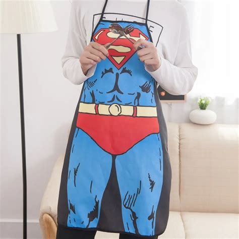 Sexy Cooking Aprons Funny Novelty Bbq Party For Women Batman Captain America Superman Party