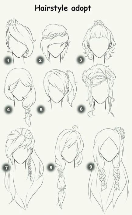 New Hair Drawing Simple Anime Art Ideas Drawing Hair Tutorial How To