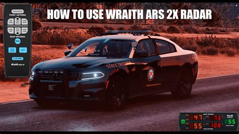 How To Use Wraith Ars 2x Radar 2022 Fivem Youtube
