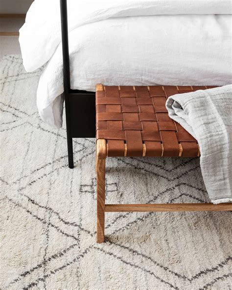 Add to favorites woven leather strap bench 39 fielddayltd $ 750.00. Alfie Woven Leather Bench in 2020 | Leather bench, Diy ...