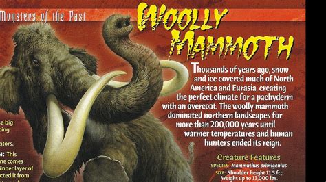 60 Seconds Of The Woolly Mammoth Youtube