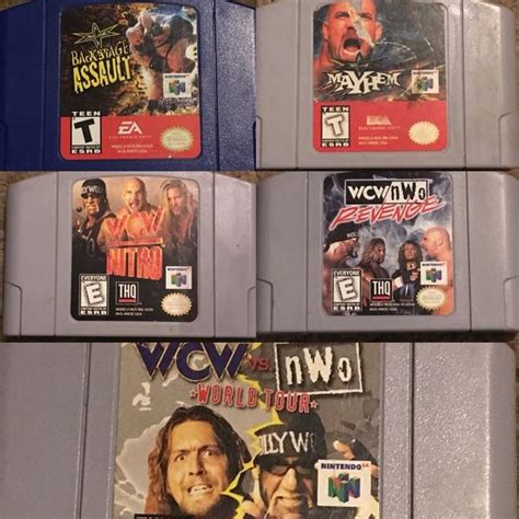 Completed My N64 Wcw Collection Na Rn64